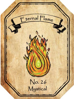 Mystische Nr. 26 Ewige Flamme für den Großhandel von Crafty Nerd LLC