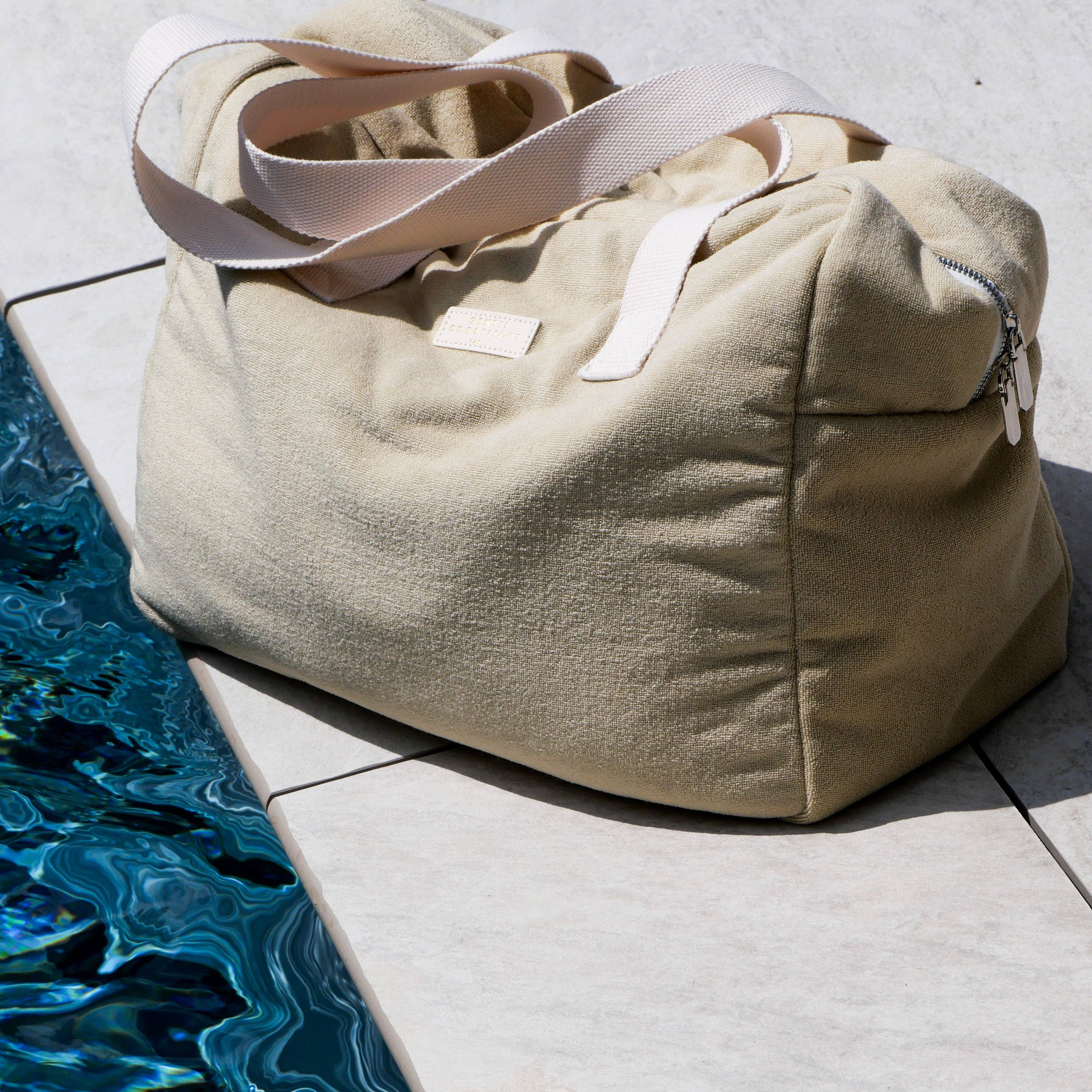 Gentil Coquelicot Paris - Wholesale Weekender Bag - Women's - Checkered sponge weekend bag (3 colors)0