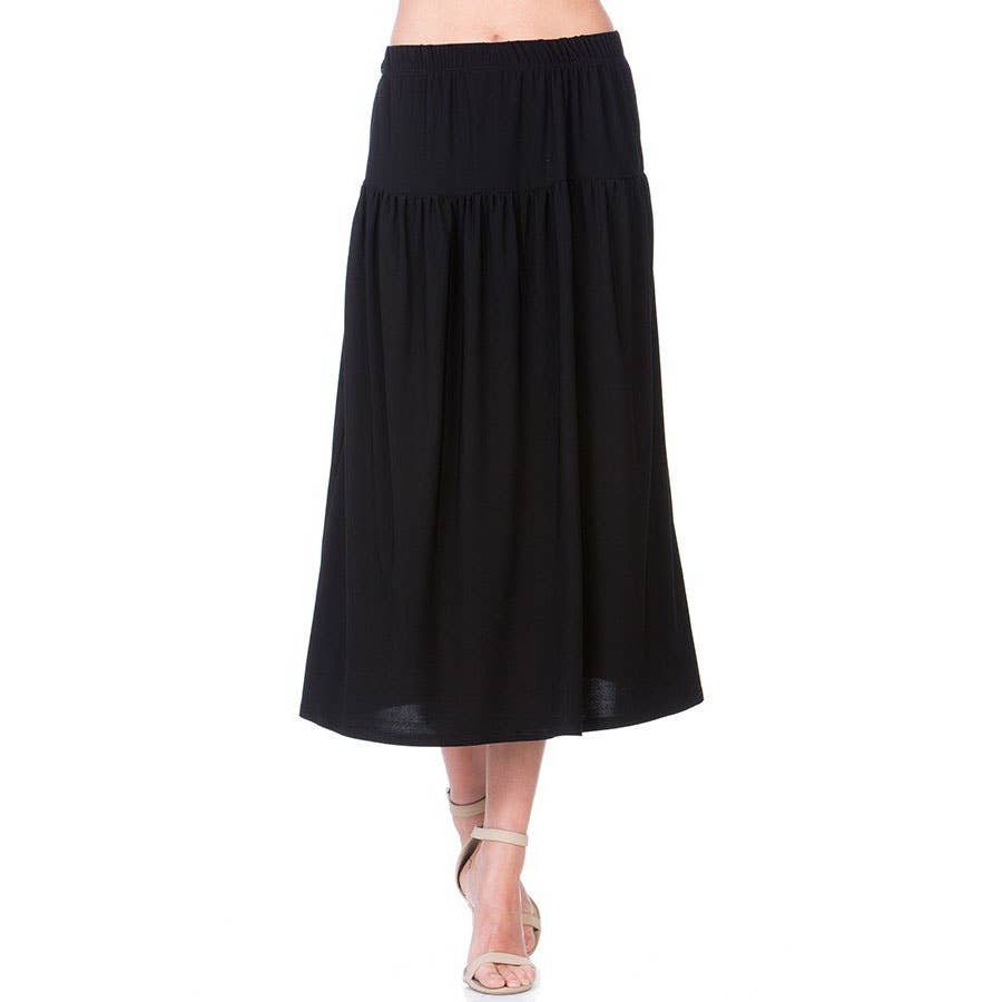 Azules Clothing - Wholesale Rok - Dames - ASK-9026PS eigentijdse midi-rok30