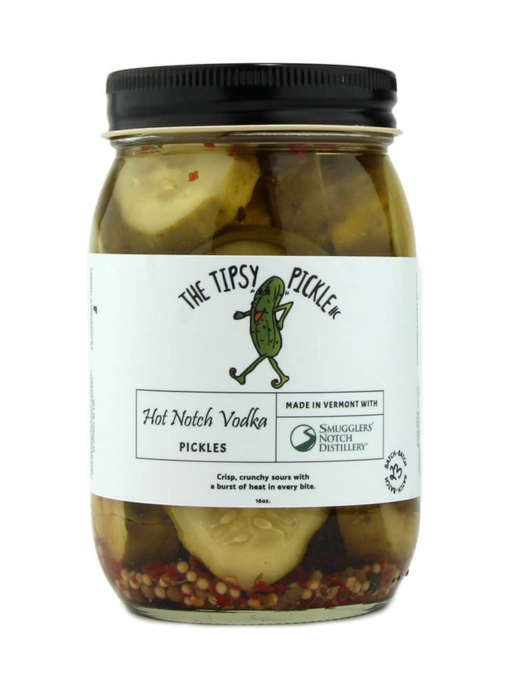 The Tipsy Pickle - Hot Notch Vodka Pickles for wholesale by The Tipsy Pickle