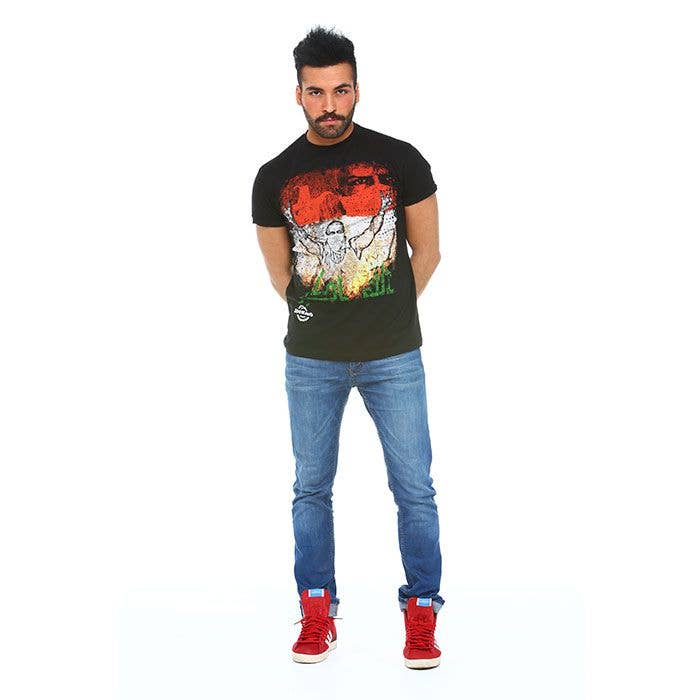 ZOONAMO – wholesale Screen printed t-shirt – Men′s – Iraq shirt classic2
