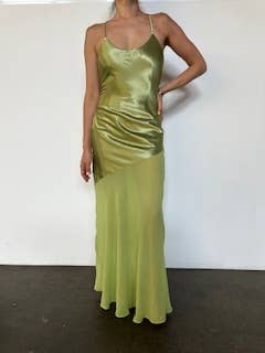 Audrey 3+1 – wholesale Gown – Women's – Diamond Slip Contrast Maxi-YDA7360