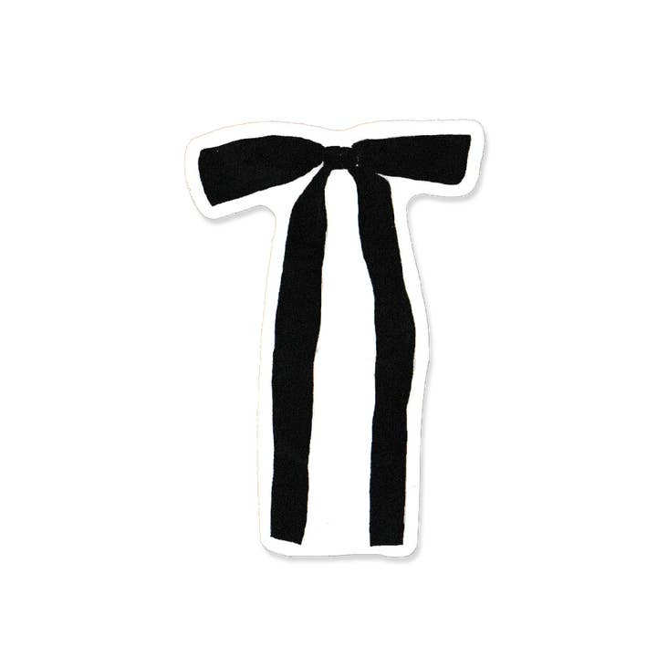 ALEX'S - Wholesale Sticker - Black Bow Die-Cut Sticker