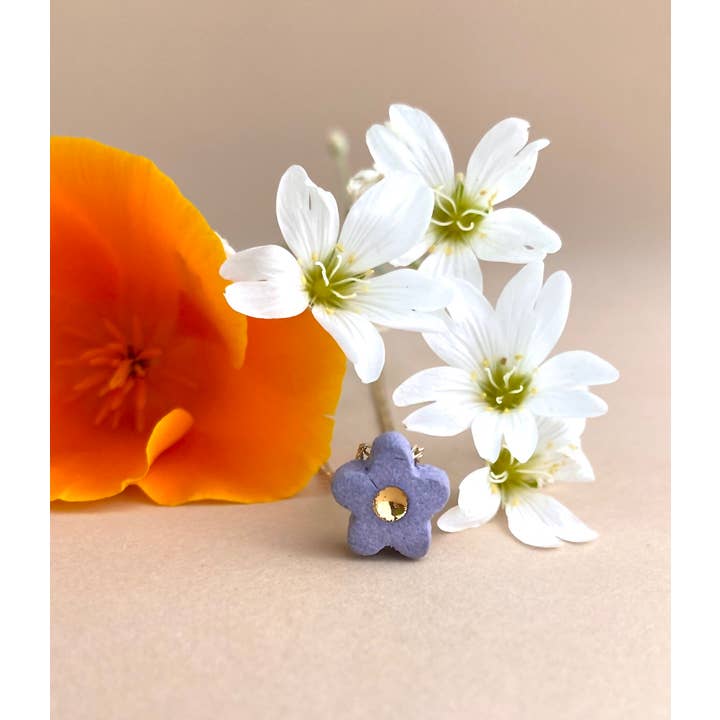 Barrow PDX - Wholesale Pendant/Charm Necklace - Mini Flower Necklace - Various Colors8