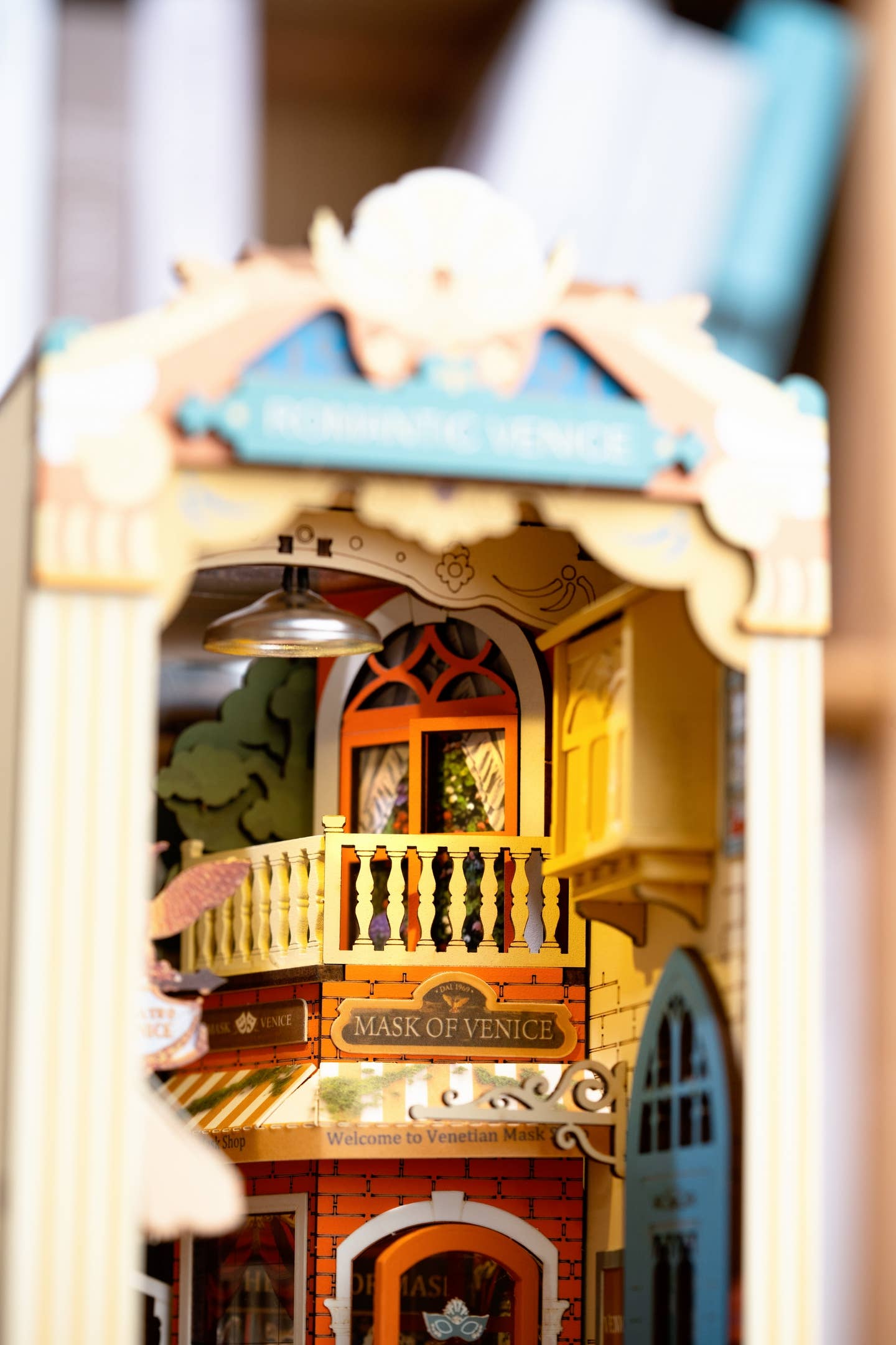 Hands Craft - Wholesale Puzzle - Kids - DIY Book Nook Kit: Romantic Venice with Dust Cover8