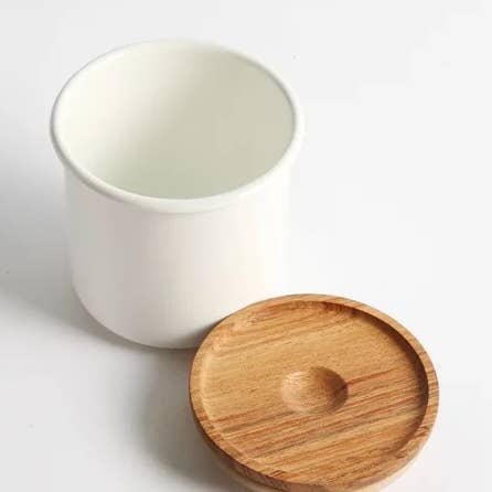 ENAMEL bewaardoos | wit voor wholesale door Chabatree