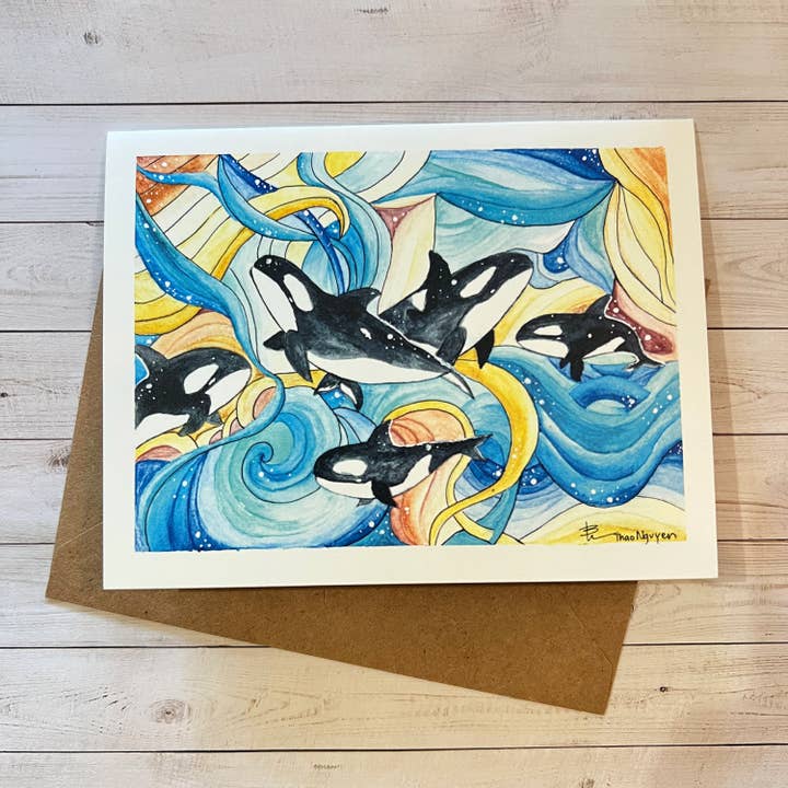 Orca Dance for wholesale by LittleThaoStudio