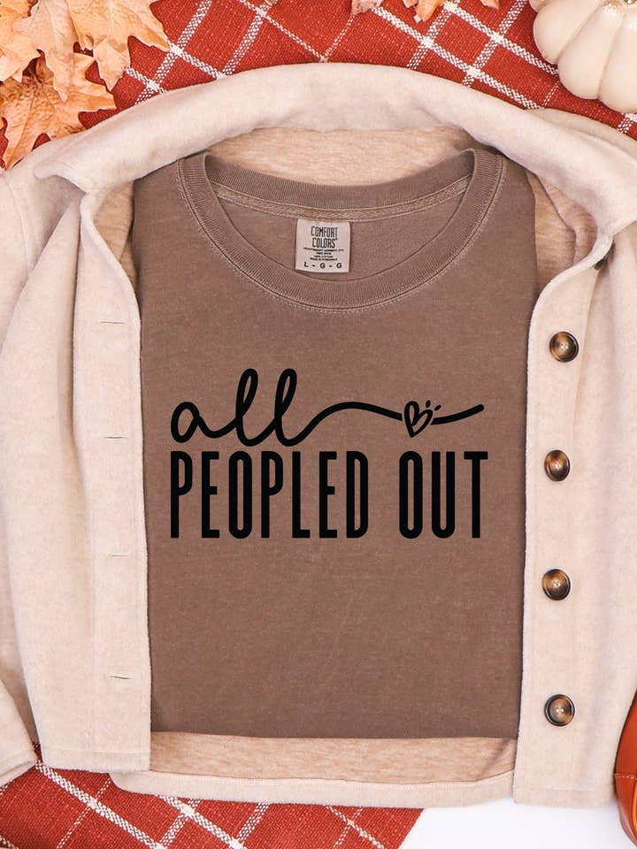 All Peopled Out Tee and other Purchase Wholesale honest tee. Free Returns & Net 60 Terms on Faire trending on Faire.