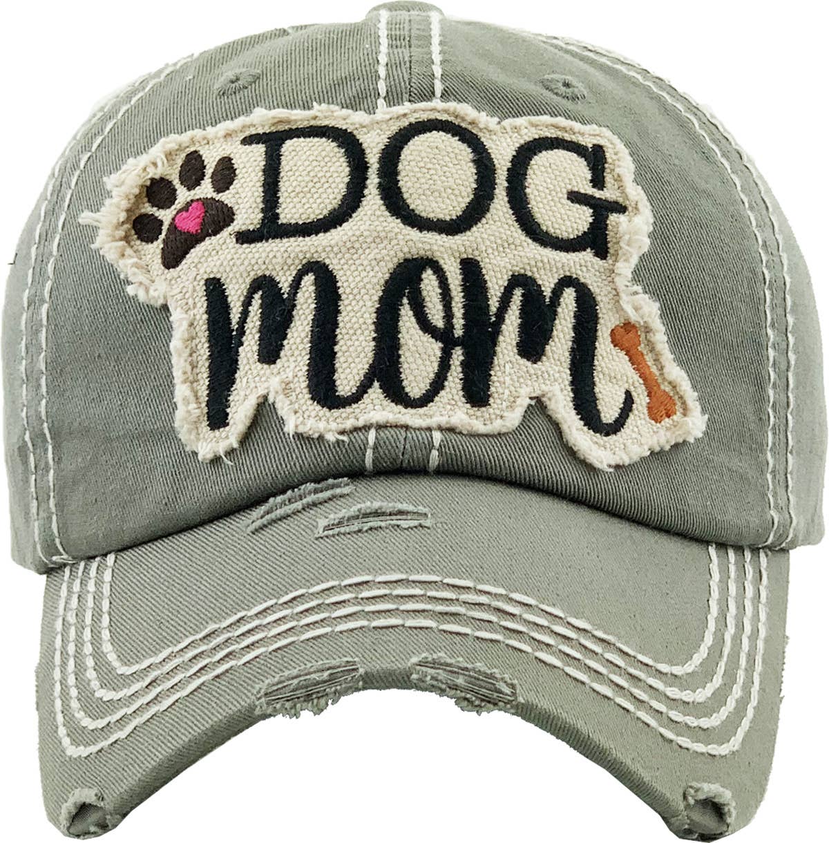KBETHOS - Wholesale Baseball Cap - Women's - DOG MOM WASHED VINTAGE BALLCAP28
