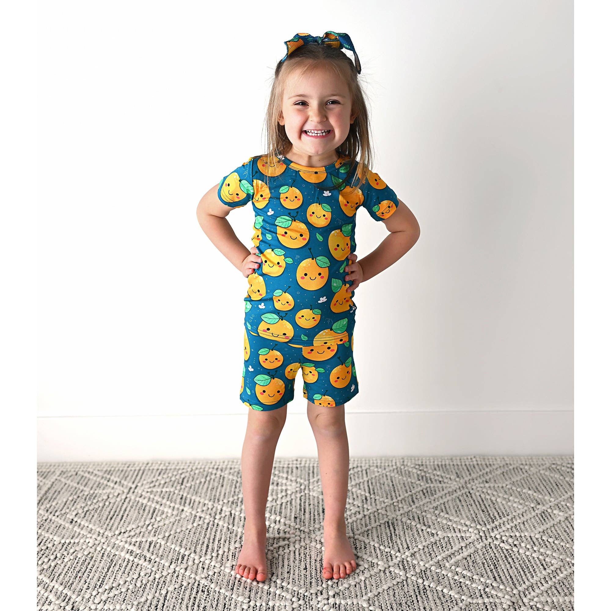 Gigi and Max – wholesale Pyjamasset - Barn – Bambu Pyjama Barnkläder Sleepies Småbarnshorts 2PC Set Cutie7