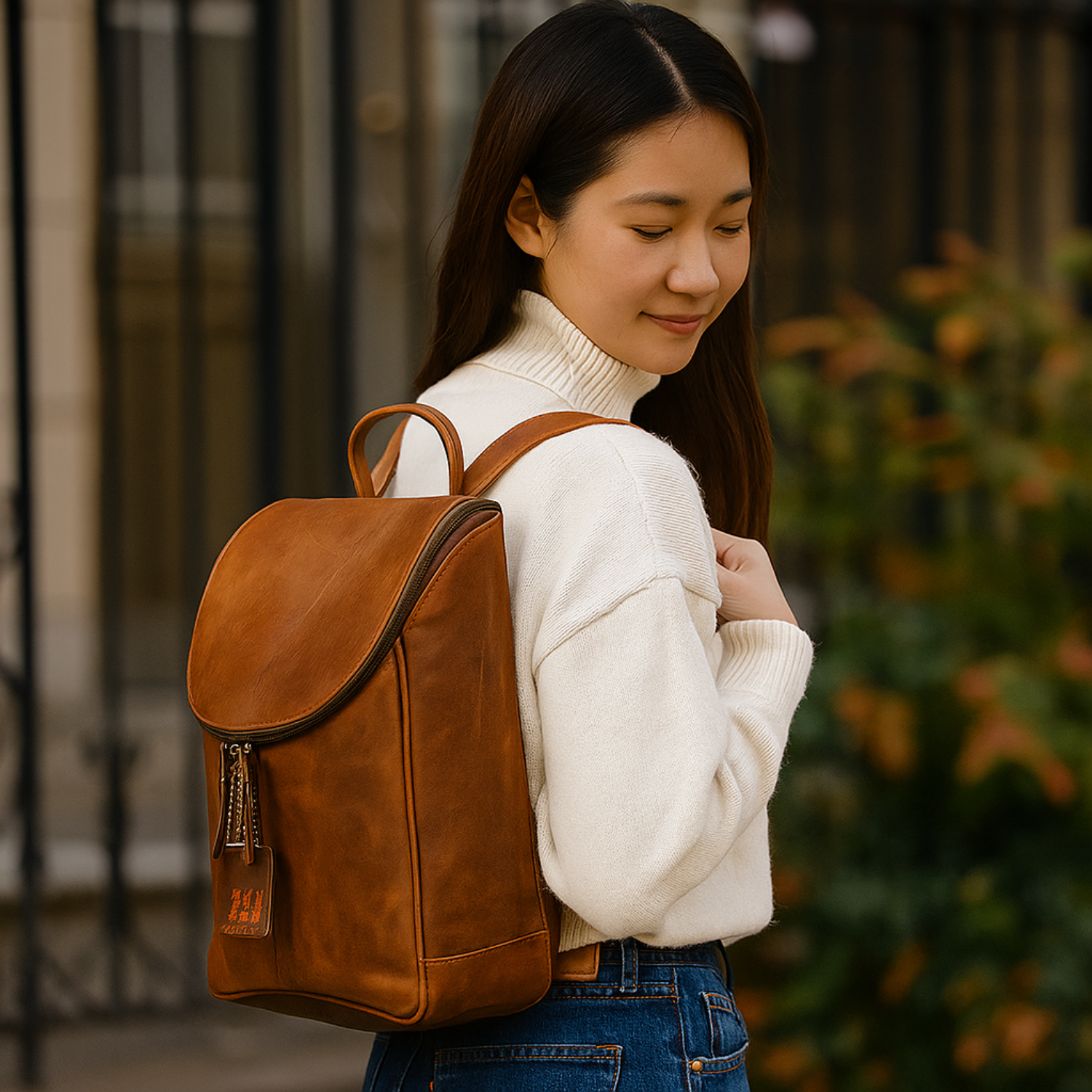 Hides – wholesale Ryggsäck - Unisex – Studentryggsäck i läder43