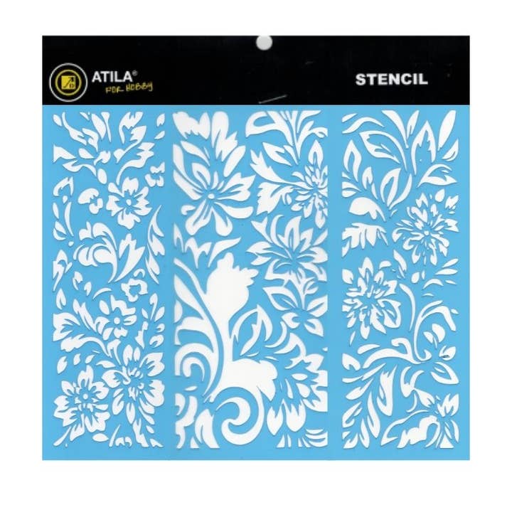 Schablone 25x30cm Naturmuster für den Großhandel von Atiladecor, Artesanato Lda