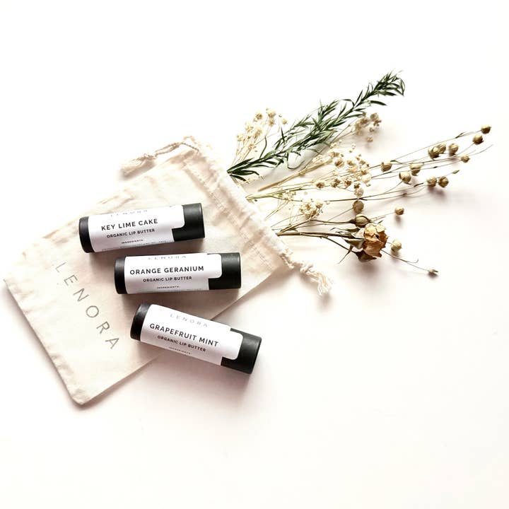 Organic Flourish Forårs-/Sommer-læbekollektion for engroshandel hos LENORA Organics