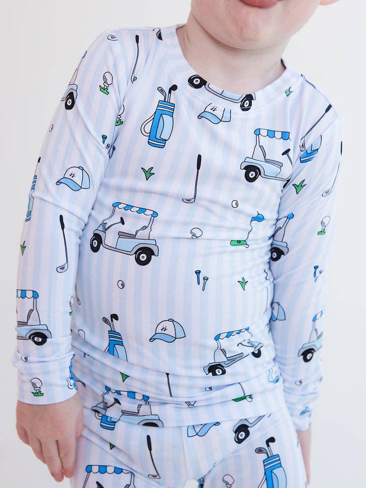 Jensens Jammies - Wholesale Sleepwear Set - Kids - Back Nine: Long Sleeve Set2
