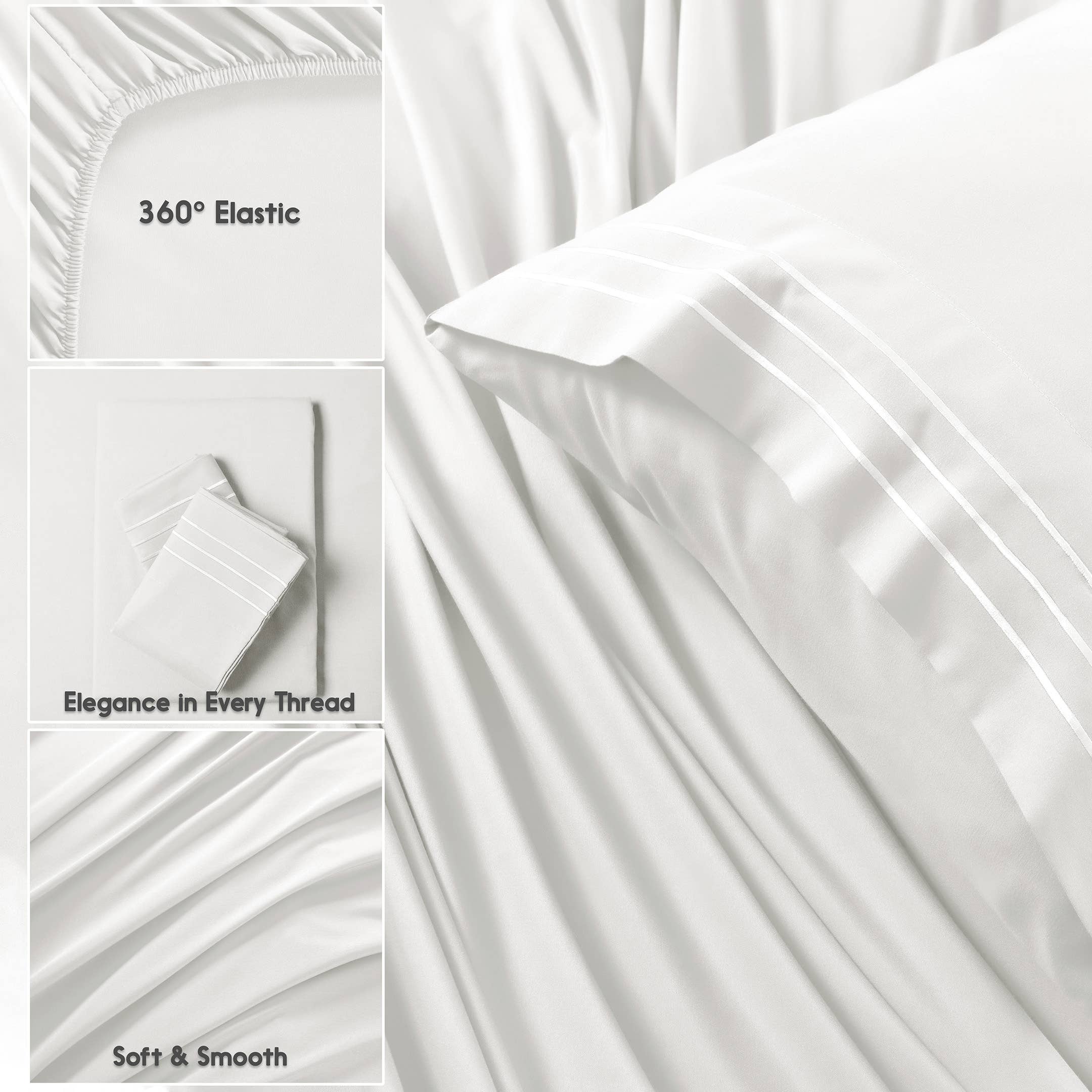 Cottonpassion_US – wholesale Sheet set – Sheet Set 6 Piece Microfiber Bed Sheet Set Ultra Soft Sheets4