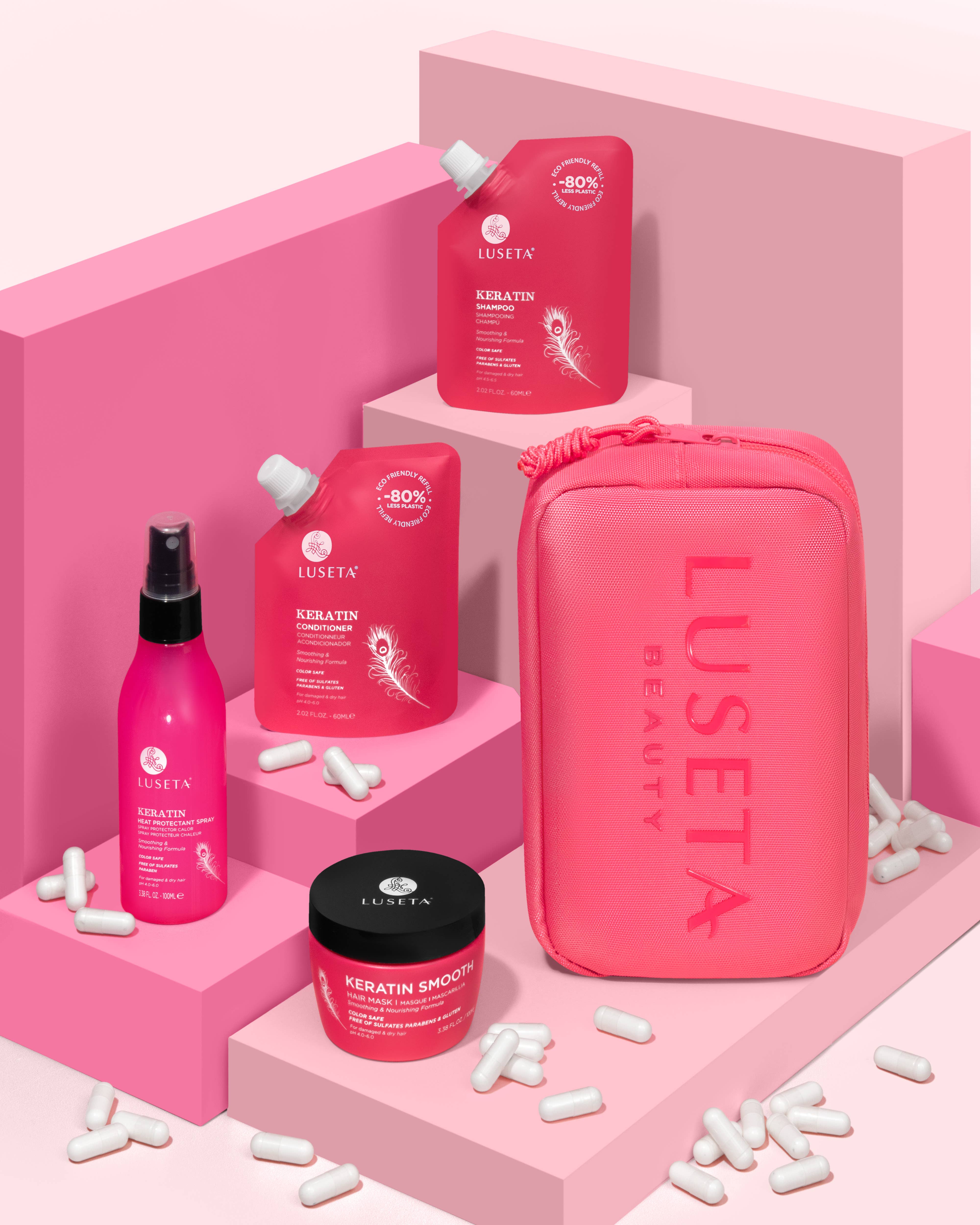 Luseta Beauty - Wholesale Haircare Set/Kit - Keratin Jet-Set Hair Smooth Kit1