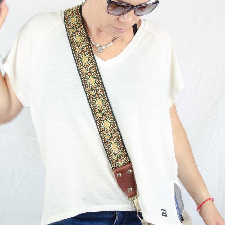 Maria's Valley - Venta al por mayor Correa de bolso - Mujer - Correa para bolso Freya amarilla, bolso no incluido7