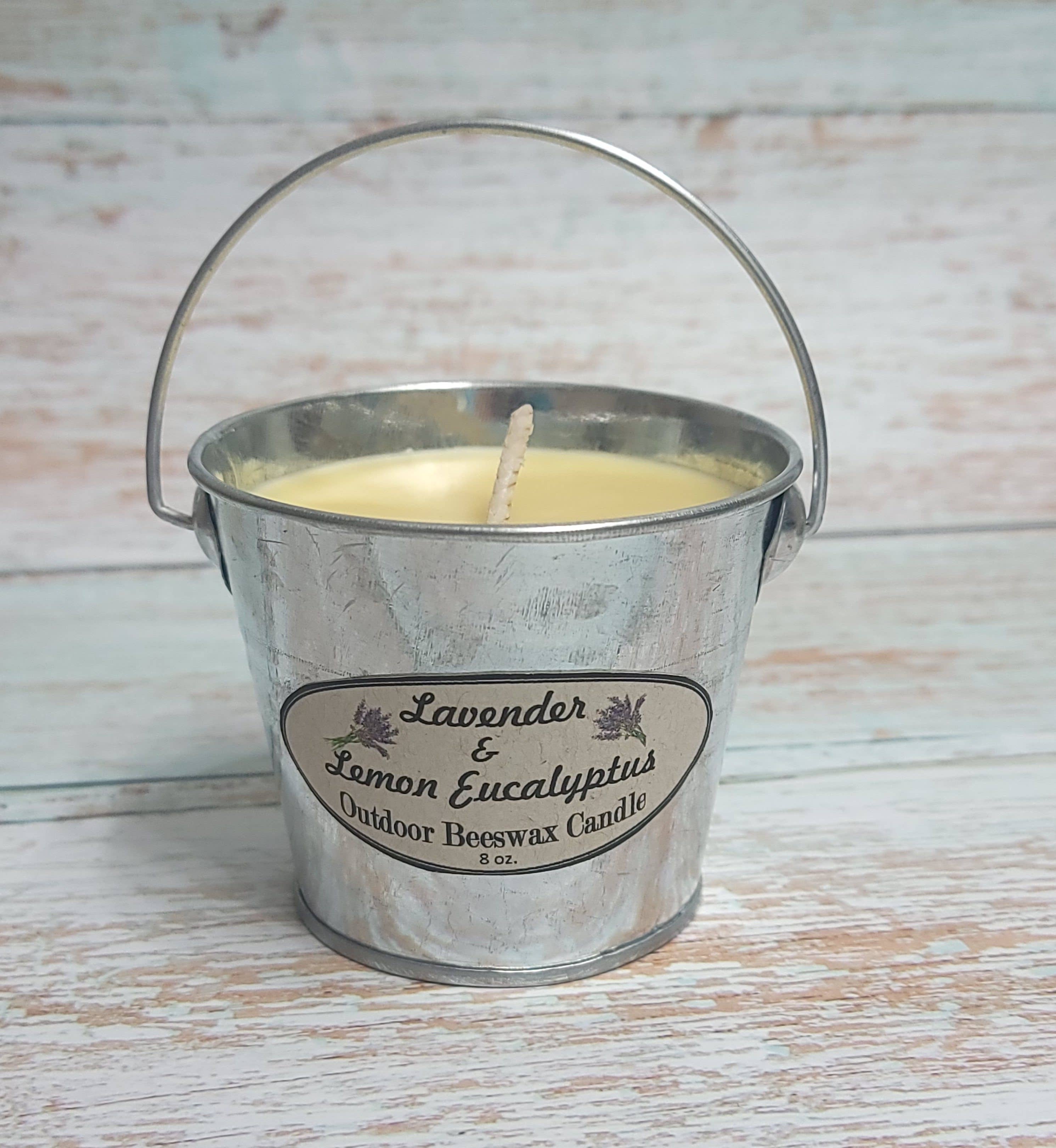 Superior Dry Goods - Wholesale Outdoor Candle - Lavender Mosquito Bucket Candle | Beeswax | Citronella7