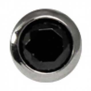 Attachment for ring zirconia 7mm steel black for wholesale by Style Republic - Carsten Maletz