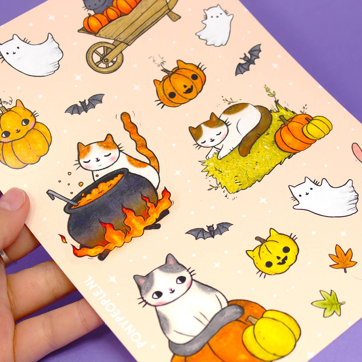 PONY PEOPLE - Wholesale Sticker - Pumpkin Patch Sticker Set1