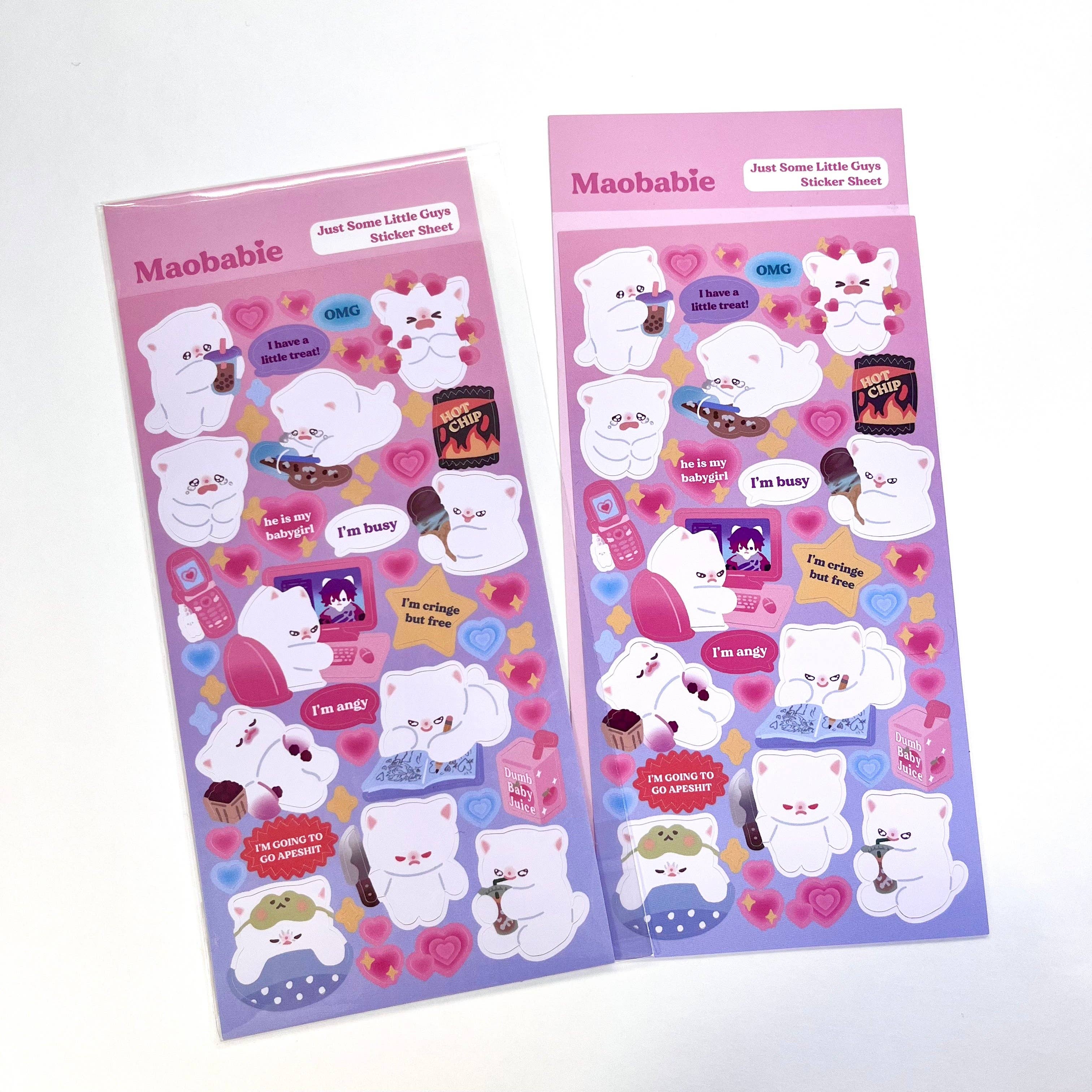 Maobabie - Wholesale Sticker - Sticker Sheet - Just Some Little Guys4