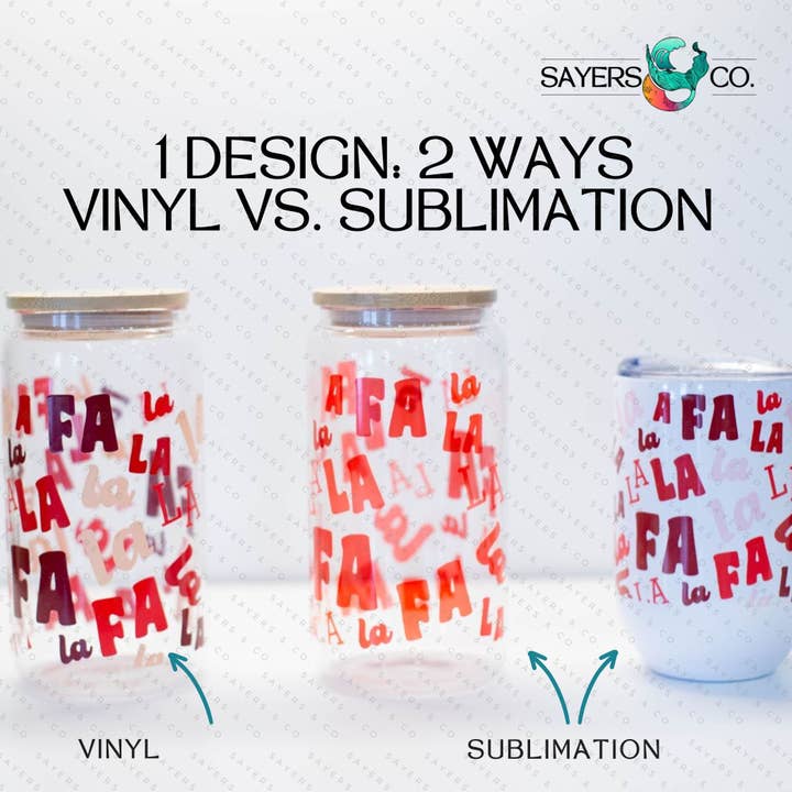Sayers & Co. - Vente Transfert pour sublimation - Impression imprimée par sublimation ou impression sur vinyle : impression par sublimation pour enseignants de 16 oz, certifiée Milk Milk Sugar