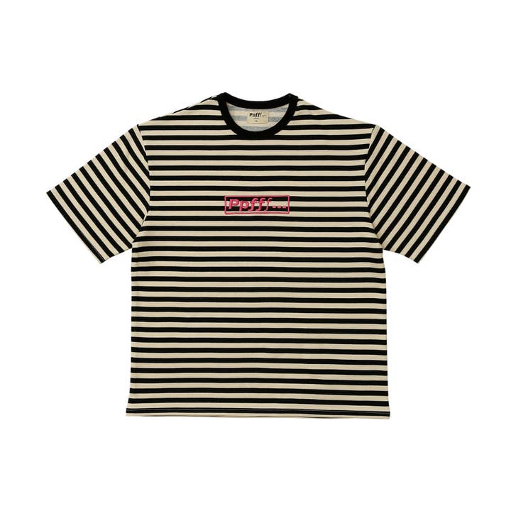 Margot Stripe Tee - Black/Cream for wholesale by Ppfff. . .