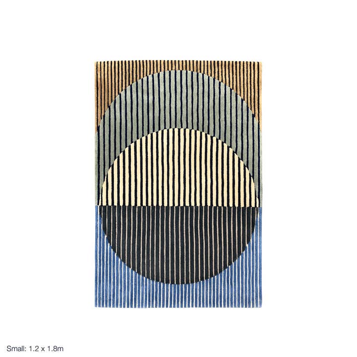 Margo Selby - Wholesale Area Rug - Hand Tufted Area Rug in Indigo - 100% Wool | Logan1