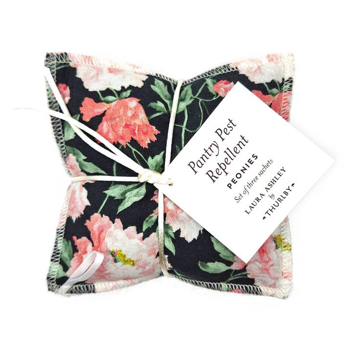 Thurlby Handmade Aromatic Homewares - Wholesale Sachet - Laura Ashley by Thurlby Peonies Pantry Pest Repellent0