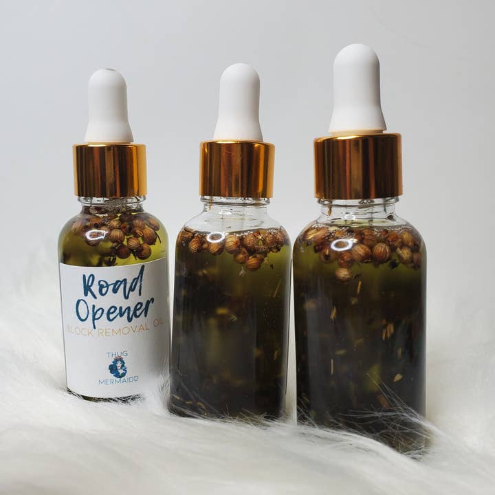 ROAD OPENING Block Removal Oil - , Manifestation Oil, Spell Oil, Ritual Oil, Anointing Oil, Block Removal, New Beginnings for wholesale by THUG MERMAIDD
