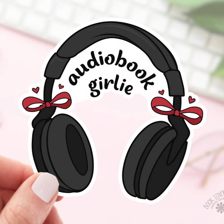 Autocollants pour livres audio pour filles/Autocollants Bookish/Book Lover pour la vente par Book Lover Merch Shop