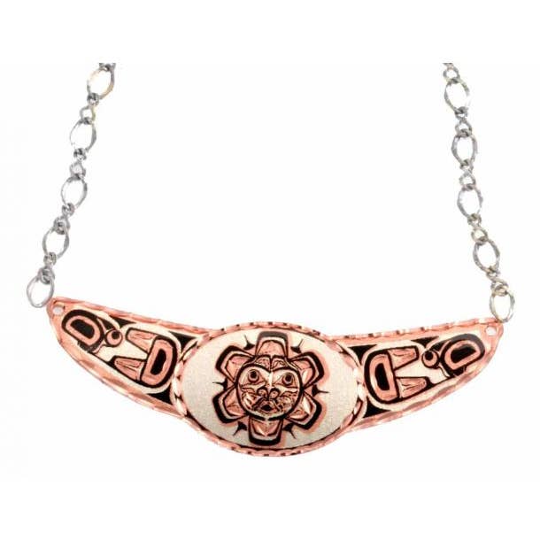 JC 08 Native Sun Totem Chokers for wholesale by COPPER ARTS INC.