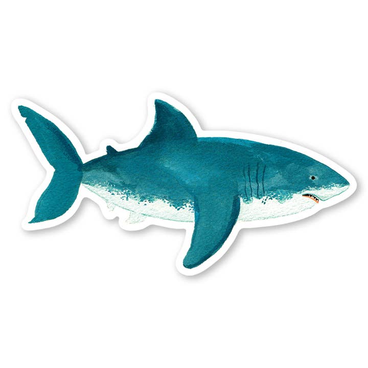 Shark Sticker for wholesale by Party Mouse Studio