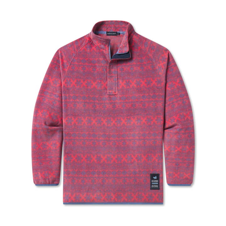 Monmouth Flurry Fleece Pullover for wholesale by Southern Marsh