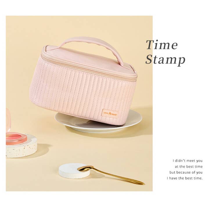 wandf - Wholesale Makeup Storage Box - Durable PU Makeup Storage Case with Secure Zipper for Women4