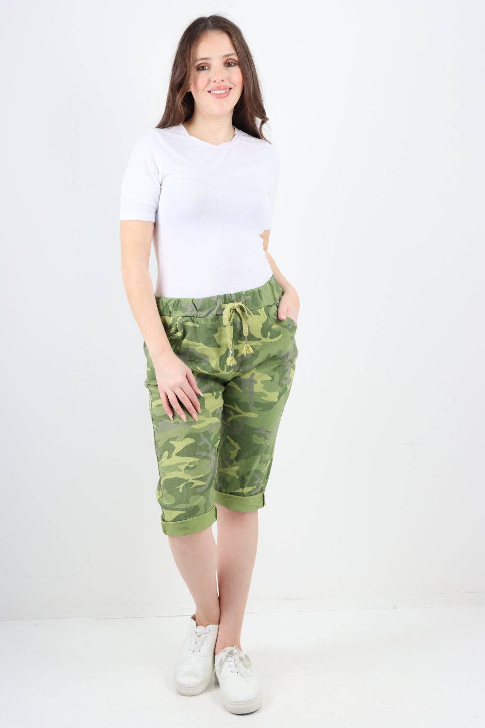 Miss Bold – wholesale Shorts – Women’s – Italian Camouflage Magic Chino Shorts53