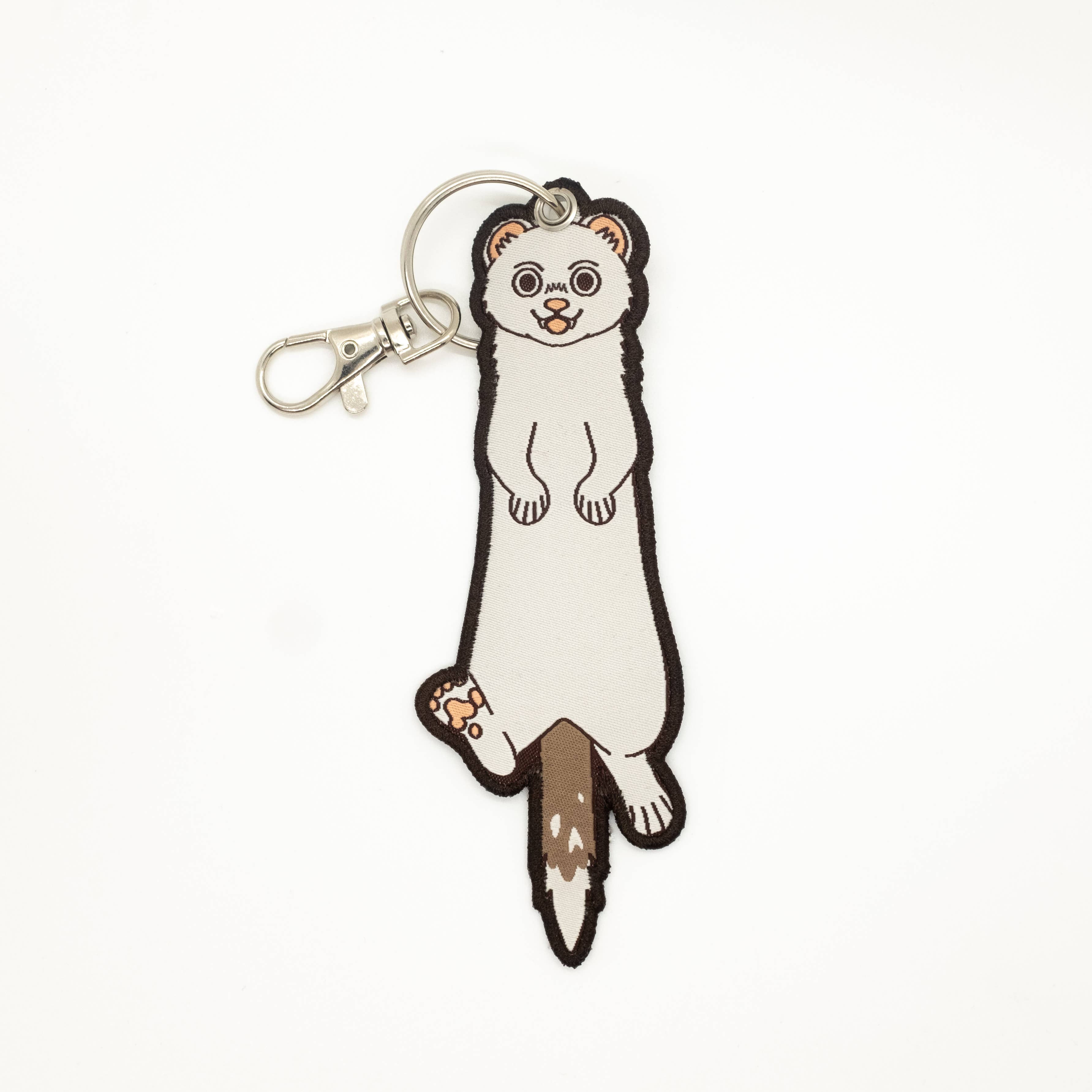 Camp Mustelid - Wholesale Keychain - Unisex - Ferret Embroidered Keychain6