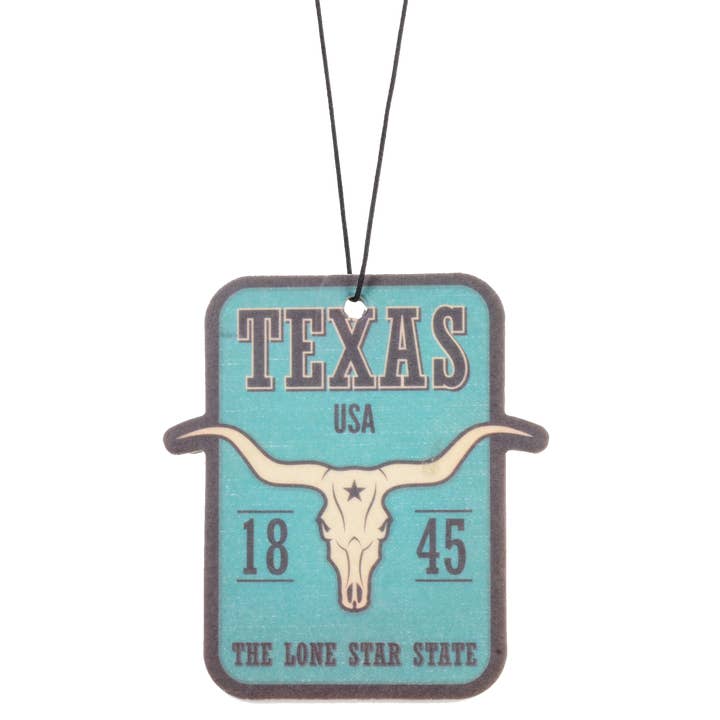 Fresh Fresheners - Wholesale Car Freshener - Unisex - Texas Longhorn Air Freshener Pack of 12