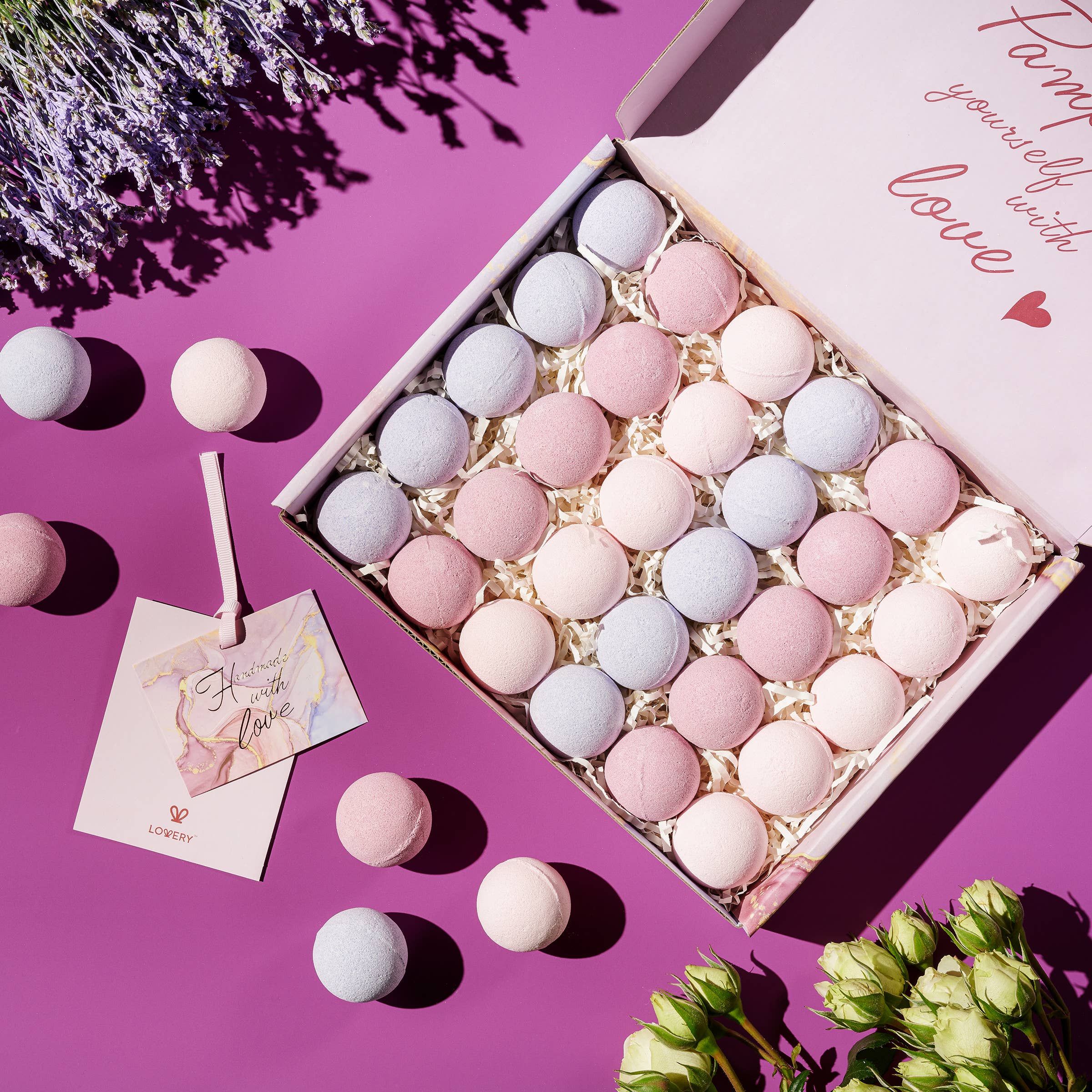 Lovery - Wholesale Bath bomb/fizz - Bath Bombs Gift Set - 30Pc Spa Body Care Balls3