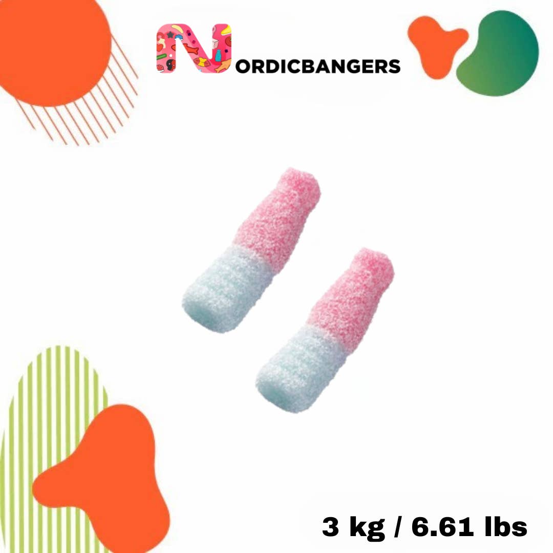 Nordicbangers - Swedish Candy Supply - Venta al por mayor Gominolas - Caramelo sueco - Botella efervescente