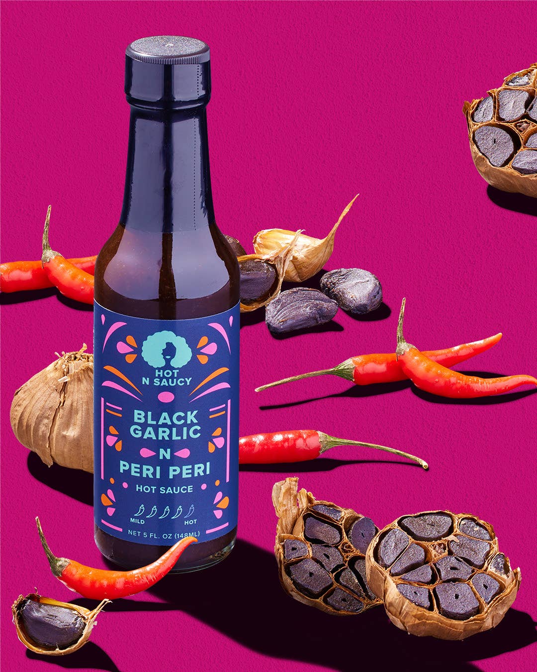 Hot N Saucy - Vente Sauces piquantes - Ail noir N Peri Peri2