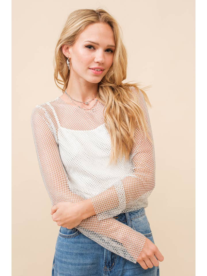 Blue B – Blusa - Mulher por atacado – 50092T - Tampo com forro de strass em malha de arrasto7