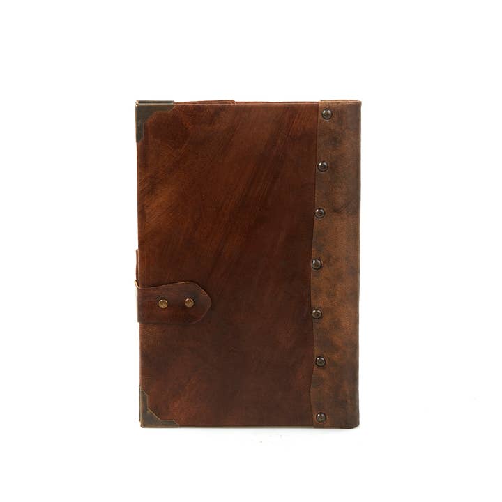 ML Marcaleather – Engroshandel Notesbog – Sejlskib Figur Notebook Brun Dagbog Læder Håndværk5