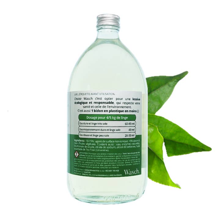 Wasch - Wholesale Liquid Laundry Detergent - “L'Originale” Laundry Detergent - Tea Tree1