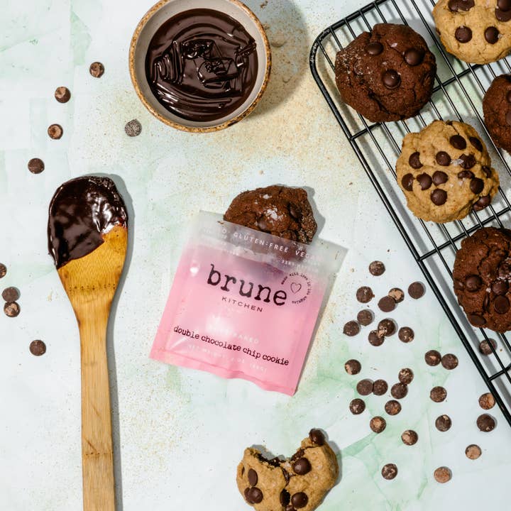 Brune Kitchen - Wholesale Cookie - Vegan and Gluten Free Chocolate Fudge Cookies (12-Pack)