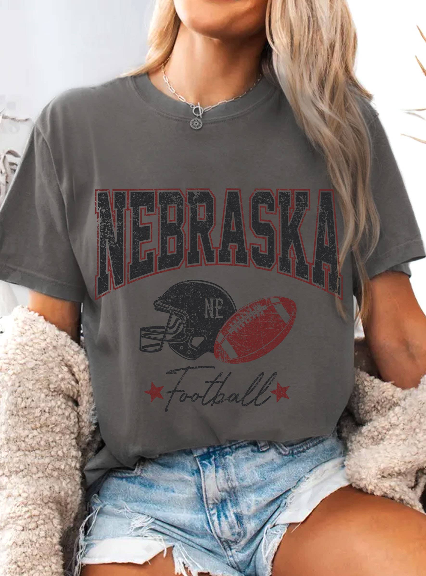 Rustee Clothing - Wholesale Screen Printed T-Shirt - Women's - NEBRASKA GRAPHIC TSHIRTS2