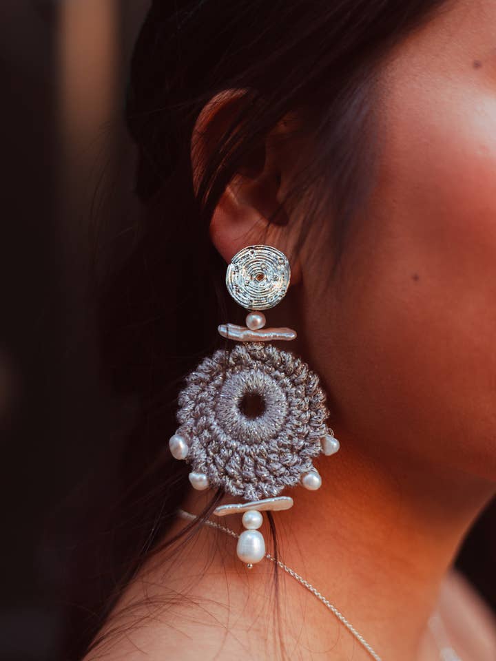 La Sevillana Earrings in Small for wholesale by Annabelle Hardie