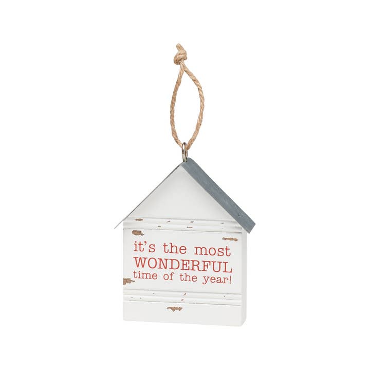 Collins Painting & Design - Wholesale Ornament - FR-9200 - Mr Mrs Chippy Christmas Photo Ornie
