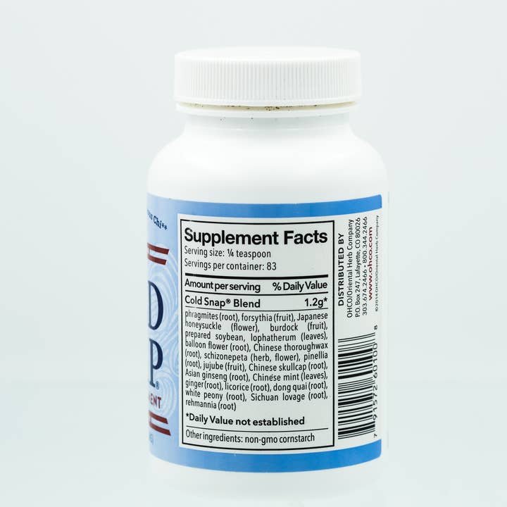 OHCO - Vendita all'ingrosso Vitamine/integratori orali - Integratore orale per il rafforzamento immunitario Cold Snap5