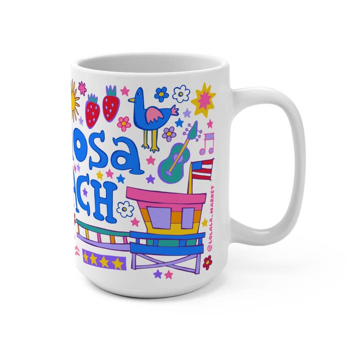 LOLALA - Wholesale Coffee Mug - Hermosa Beach - *BIG* Coffee Mug (15oz)1